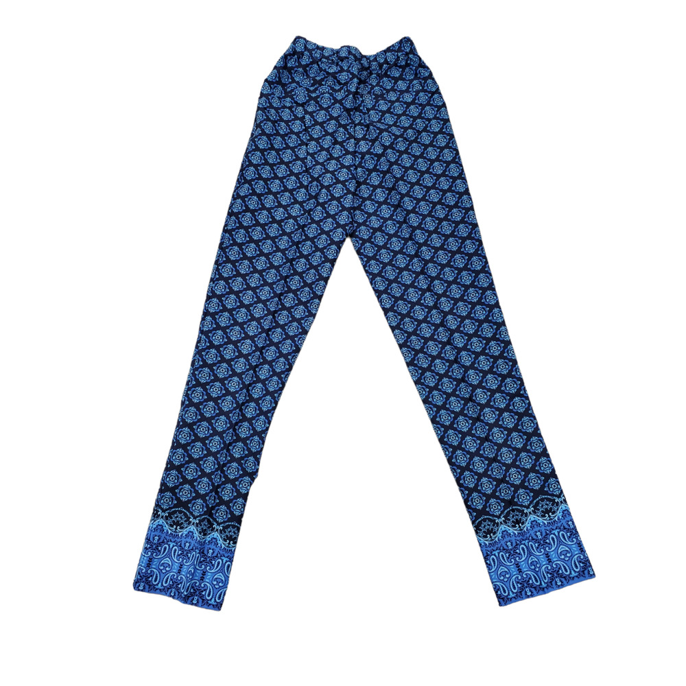 Isaac Mizrahi Women's Paisley Border-Printed Ankle Pants Size Tall 2,24,28 & 22